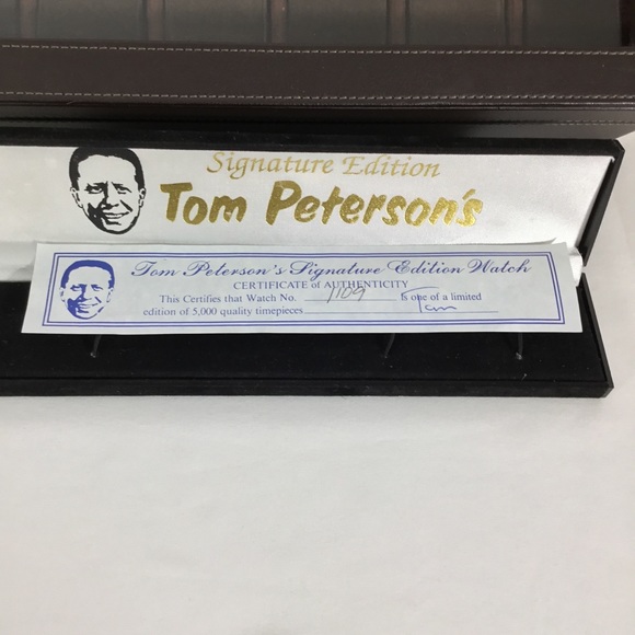 7PC Vintage Tom Peterson's Wrist Watch & Snapback Hat LOT Kurt Cobain EUC Box - Picture 6 of 16